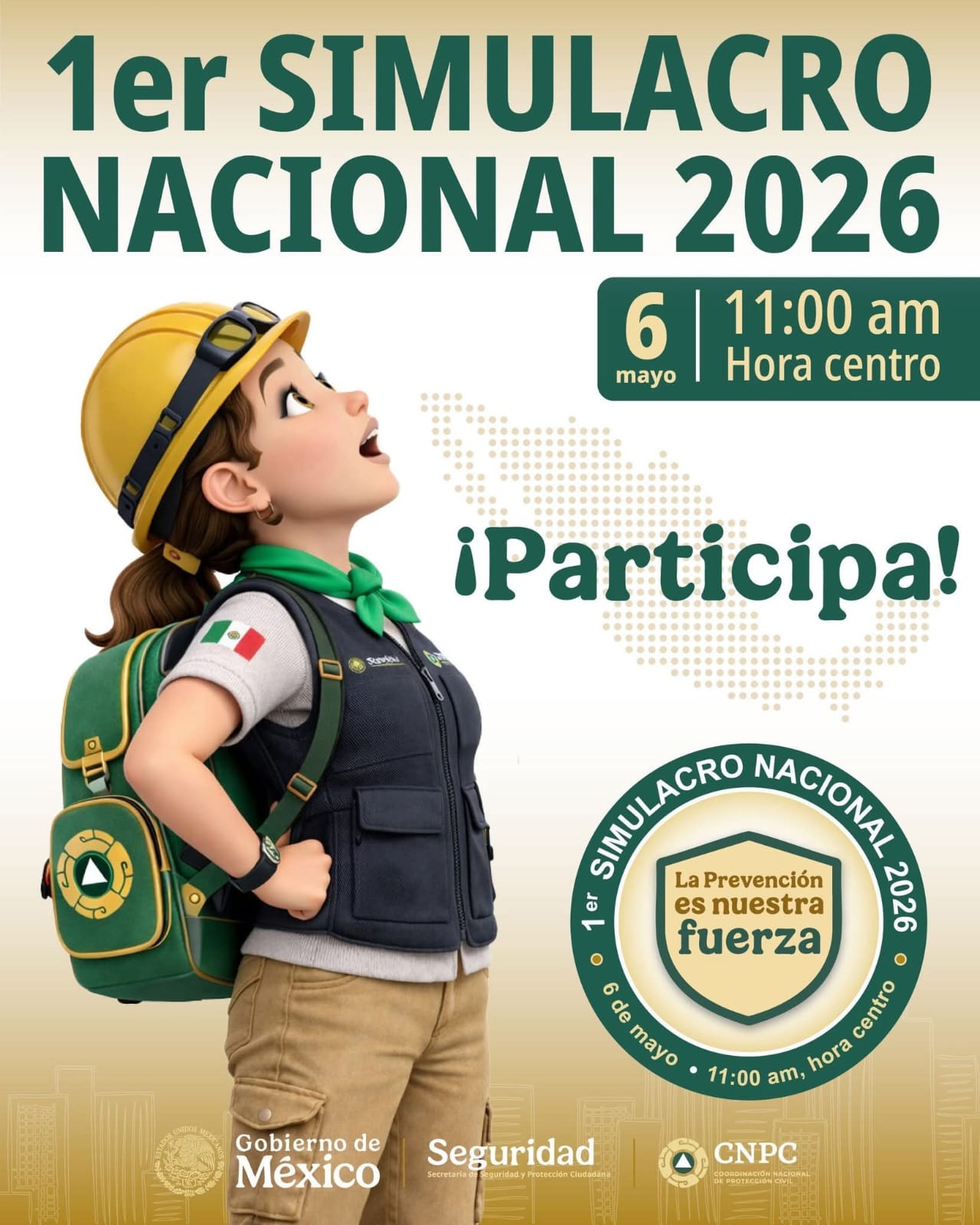 1er. SIMULACRO NACIONAL DE SISMO 2026